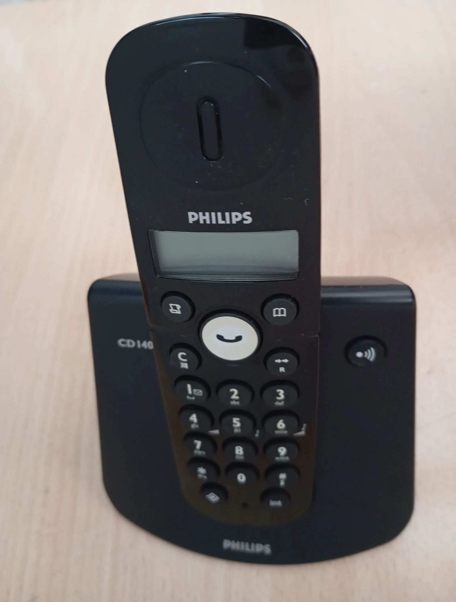 Teléfono inalámbrico Philips.